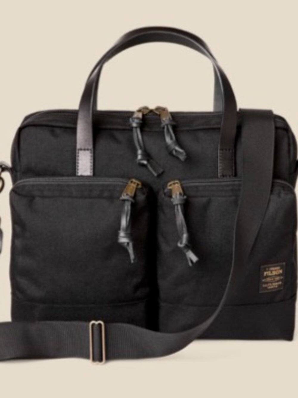 FILSON Dryden Briefcase - Black NWT